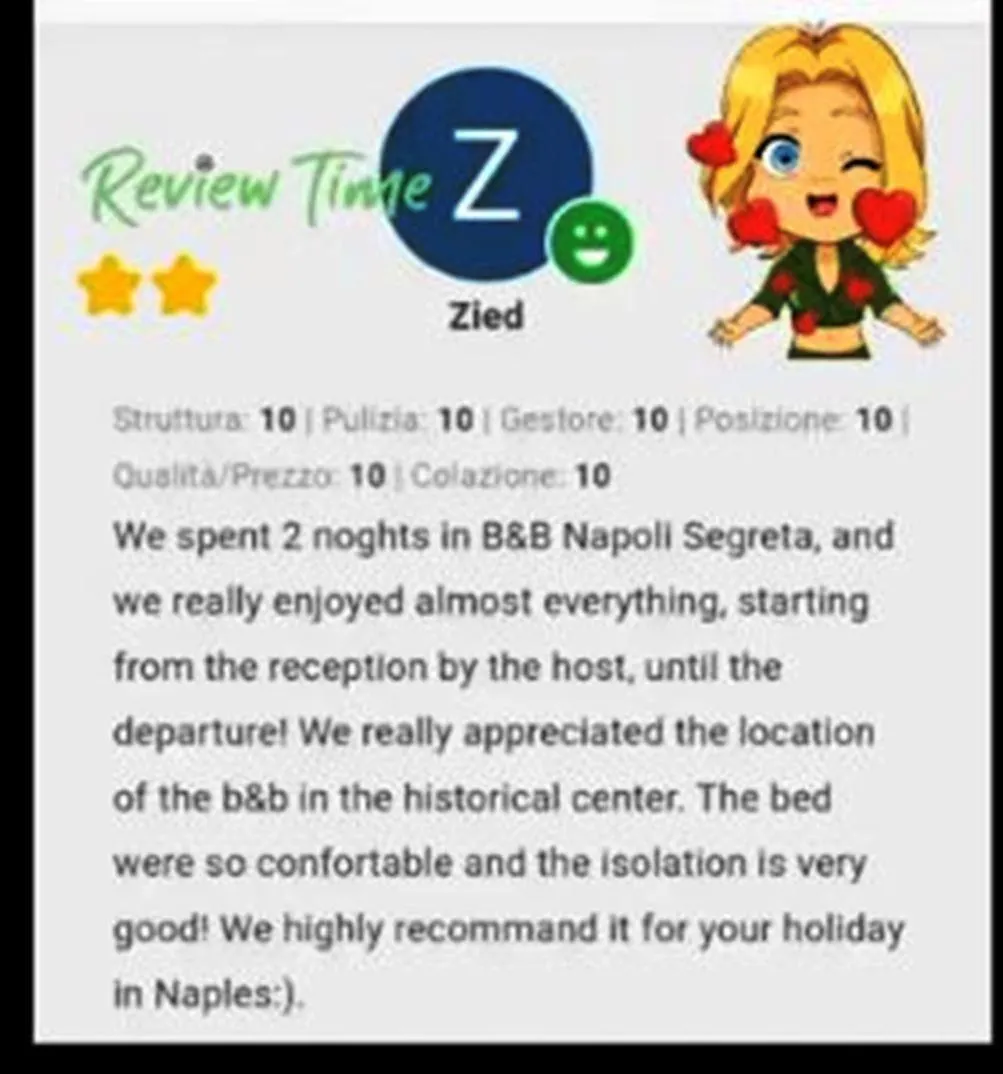 B&B Napoli Segreta camera 2 Bed & Breakfast